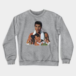 Muhammad Ali's life story Crewneck Sweatshirt